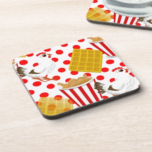 HühnerWaffeln Untersetzer (Linke Seite)