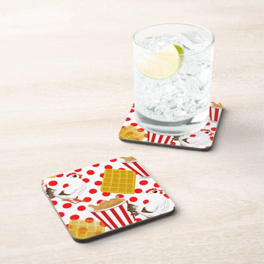 HühnerWaffeln Untersetzer (Rechte Seite)