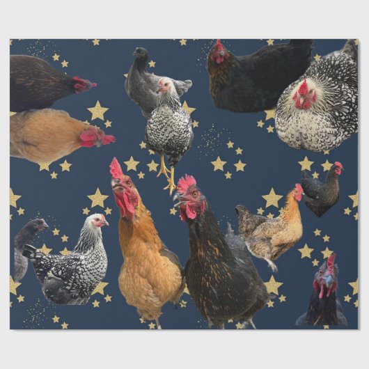 Hühnerwahn 2 Allzweck-Geschenkpapier Geschenkpapier (Flach)