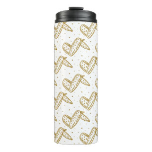 Hühnerwalzmuster Thermosbecher