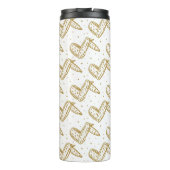 Hühnerwalzmuster Thermosbecher (Rückseite)