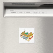 Hühnerwertmehl in einer Kiste Magnet (In Situ (Geschirrspüler))