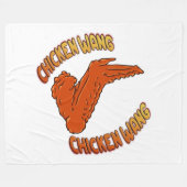 Hühnerwickel Fleece Blanket, alle Größen (Vorderseite (Horizontal))