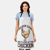 Hühnerwild sieht sich nicht das Huhn an Schürze (Getragen)