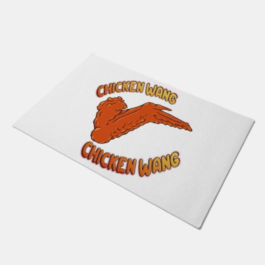 Hühnerwing Door Mat Fußmatte (Schrägansicht)