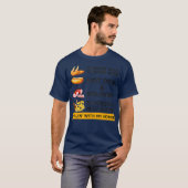 Hühnerwing Hühnchen Wing Hotdog und Bologna Männer T-Shirt (Vorne ganz)