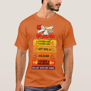 Hühnerwing Hühnerwing Hotdog und Bologna T-Shirt
