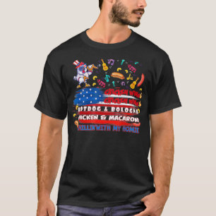 Hühnerwing Hühnerwing Hotdog und Bologna T-Shirt