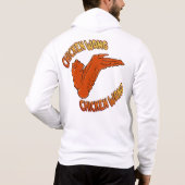 Hühnerwing Männer Bella+Leinwand Vollholz Hoodie (Rückseite)