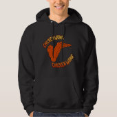 Hühnerwing Männergrundhemd Hoodie (Vorderseite)