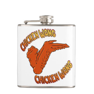 Hühnerwing Vinyl-Wrapped Flask Flachmann