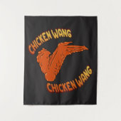 Hühnerwing Wall Tapestry Wandteppich (Vorderseite)