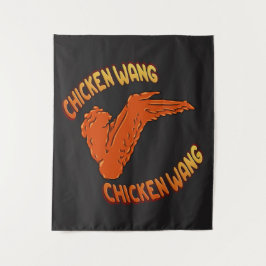 Hühnerwing Wall Tapestry Wandteppich