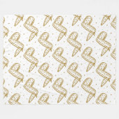 Hühnerwings auf Polka Dot Hintergrund Fleecedecke (Vorderseite (Horizontal))