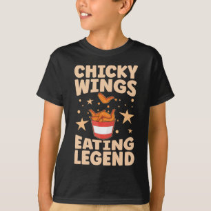 Hühnerwings essen Legende T-Shirt