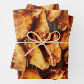 Hühnerwings Geschenkpapier Set (Beispiel)