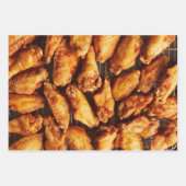 Hühnerwings Geschenkpapier Set (Vorderseite)