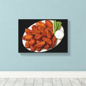 Hühnerwings Leinwanddruck (Insitu (Holzboden))