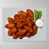 Hühnerwings Poster (Vorne)