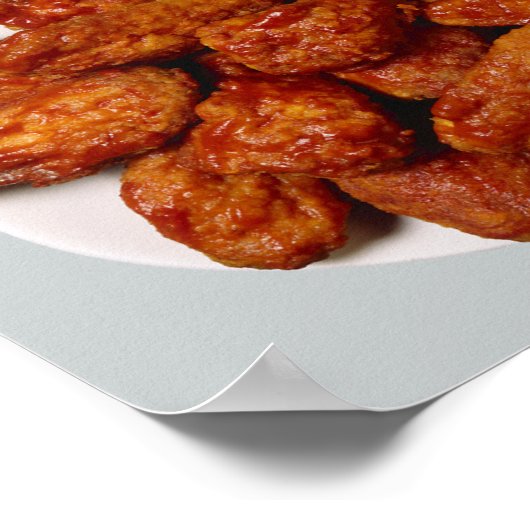 Hühnerwings Poster (Ecke)