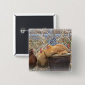 Hühnerzange Button (Vorne & Hinten)