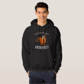 Hühnerzucht Hintern Hoodie (Vorne ganz)