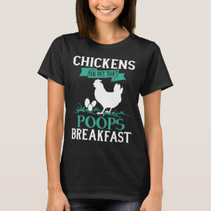 Hühnerzüchter Hühner Das Haustier Das Frühstück Ko T-Shirt