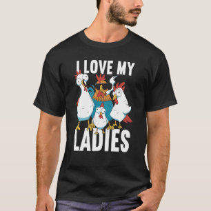 Hühnerzüchter Hühnerflüsterer Farmtier Geflügel T-Shirt