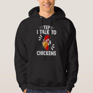 Hühnerzüchter Mit Denen Ich Über Hühner Rede Hühne Hoodie