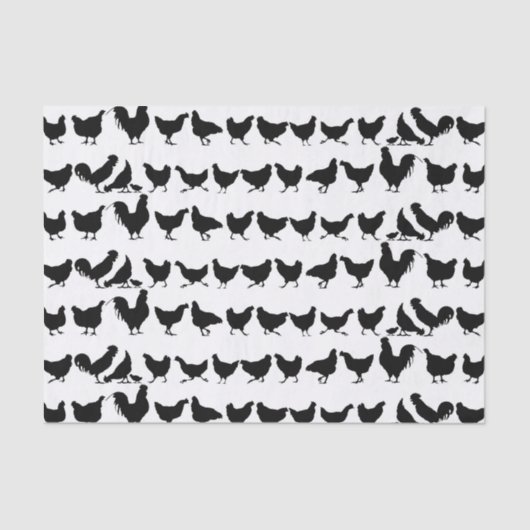 Hühnerzündpapier oder -entpackpapier seidenpapier (Vorderseite)