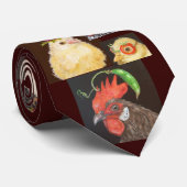 Huhngeisteskrankheits-Krawatte Krawatte (Gerollt)