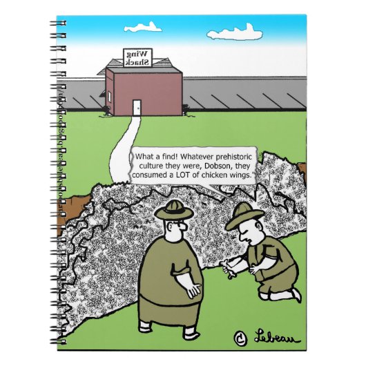 Huhnknochenüberraschung Notizblock (Vorderseite)