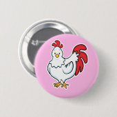 Huhnknopf Button (Vorne & Hinten)
