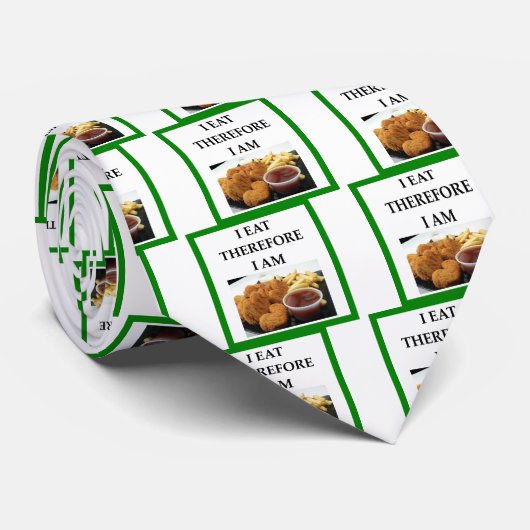 Huhnnuggets Krawatte (Gerollt)