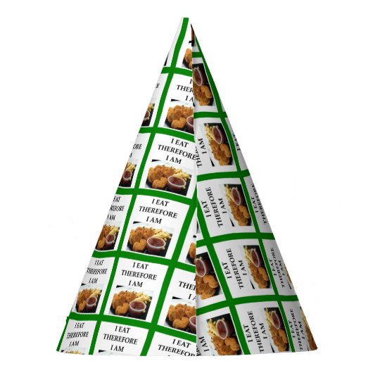 Huhnnuggets Partyhütchen (Rückseite)