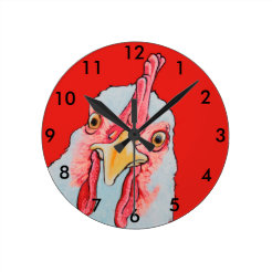Huhn Wanduhren | Zazzle.de