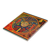 Huichol-Fruchtbarkeitsritual Fliese (Seite)