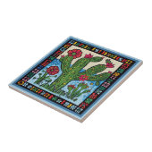 Huichol Loteria Keramik Tile: El Nopal Keramik Til Fliese (Seite)