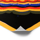 Huichol Native American Art, The Sun Poster (Ecke)