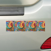 Huichol Schnur-Kunst von Mexiko Autoaufkleber (Auf Auto)