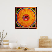 Huichol String Art, Mexiko Grosses Foto zur Leinwa Poster (Küche)