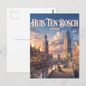 Huis Ten Bosch Japan Postkarte (Vorne/Hinten)