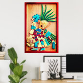 Huiztilopochtli Poster Mexico Culture (Heimbüro)
