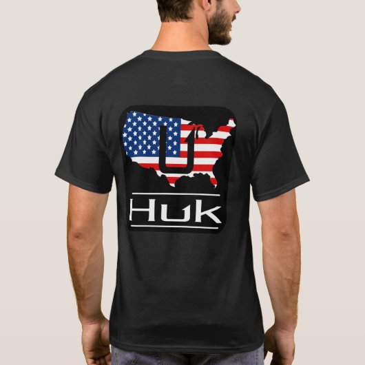 HUK Fishing Performance Back Print T-Shirt (Rückseite)