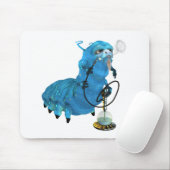 Huka, die blaues Catterpillar raucht Mousepad (Mit Mouse)