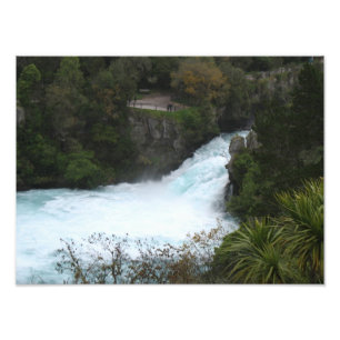 Huka Falls near Lake Taupo, Neuseeland Fotodruck