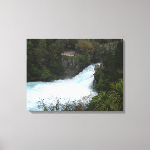 Huka Falls near Lake Taupo Neuseeland Leinwanddruck