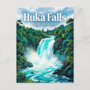 Huka Falls Neuseeland Postkarte