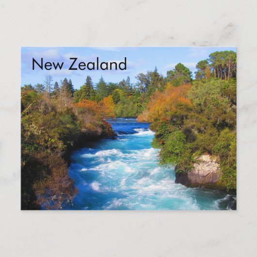 Huka Falls, New Zealand Postcard Postkarte (Vorderseite)