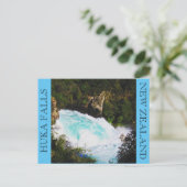 Huka fällt blau postkarte (Stehend Vorderseite)
